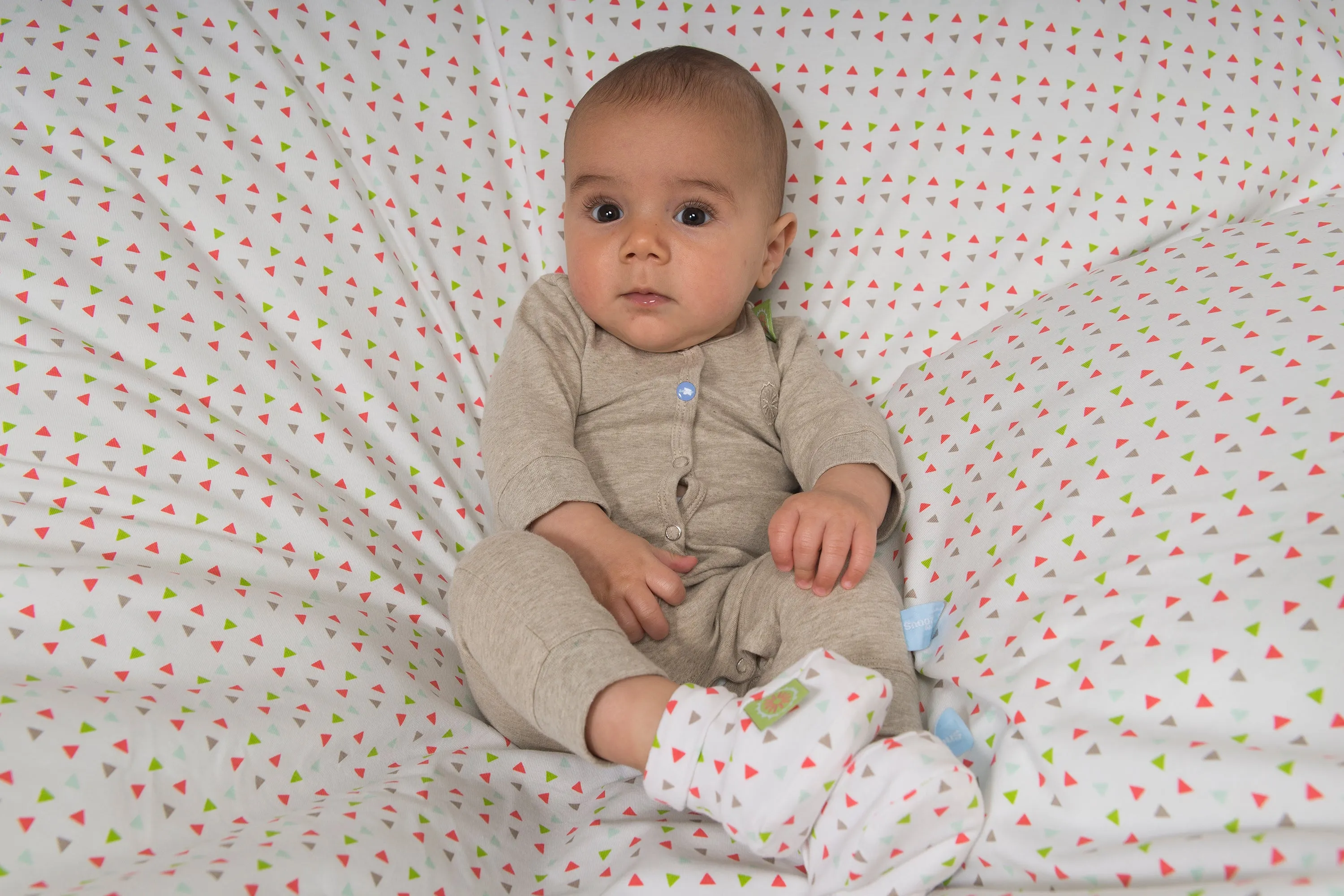 Snoozebaby Longsleeve Suit in Taupe Melange - 4 Sizes