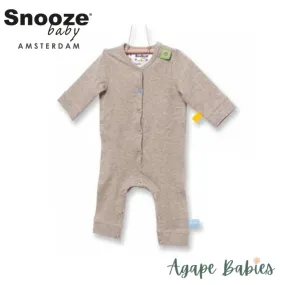 Snoozebaby Longsleeve Suit in Taupe Melange - 4 Sizes