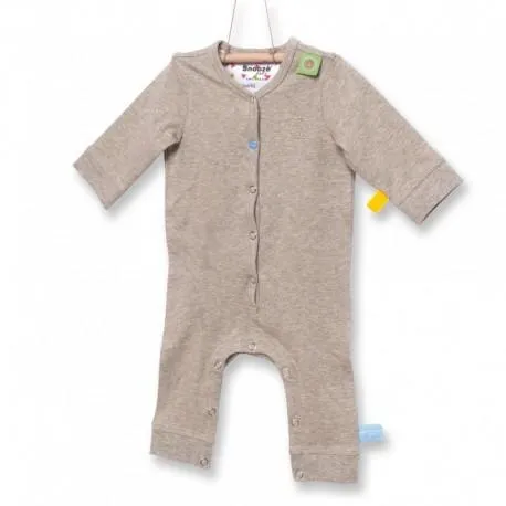 Snoozebaby Longsleeve Suit in Taupe Melange - 4 Sizes