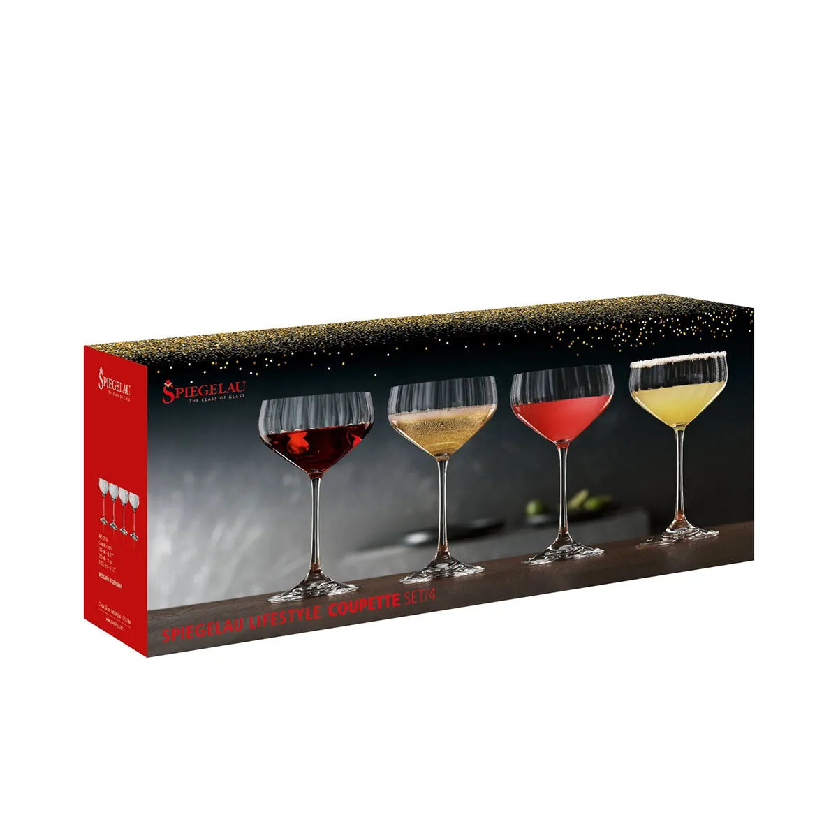 SPIEGELAU LifeStyle Coupette Glass Set of 4