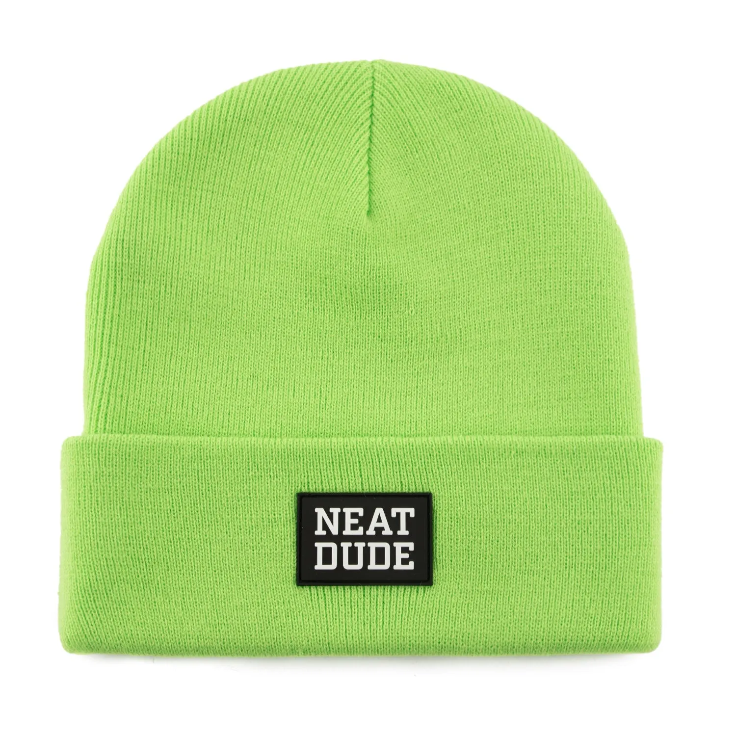 Stamp Beanie - Lime