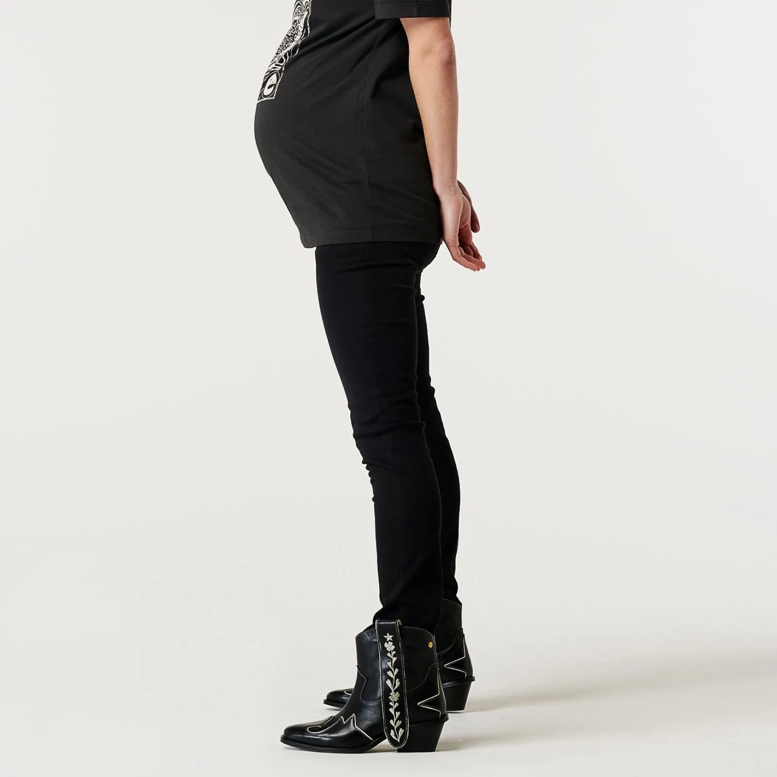 Supermom Jeans Austin Skinny - Black Denim