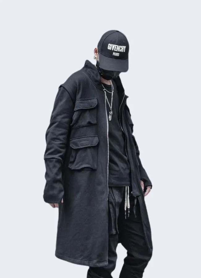 Techwear Long Coat