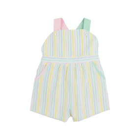 The Beaufort Bonnet Company - Siesta Key Seersucker Ruthie Romper