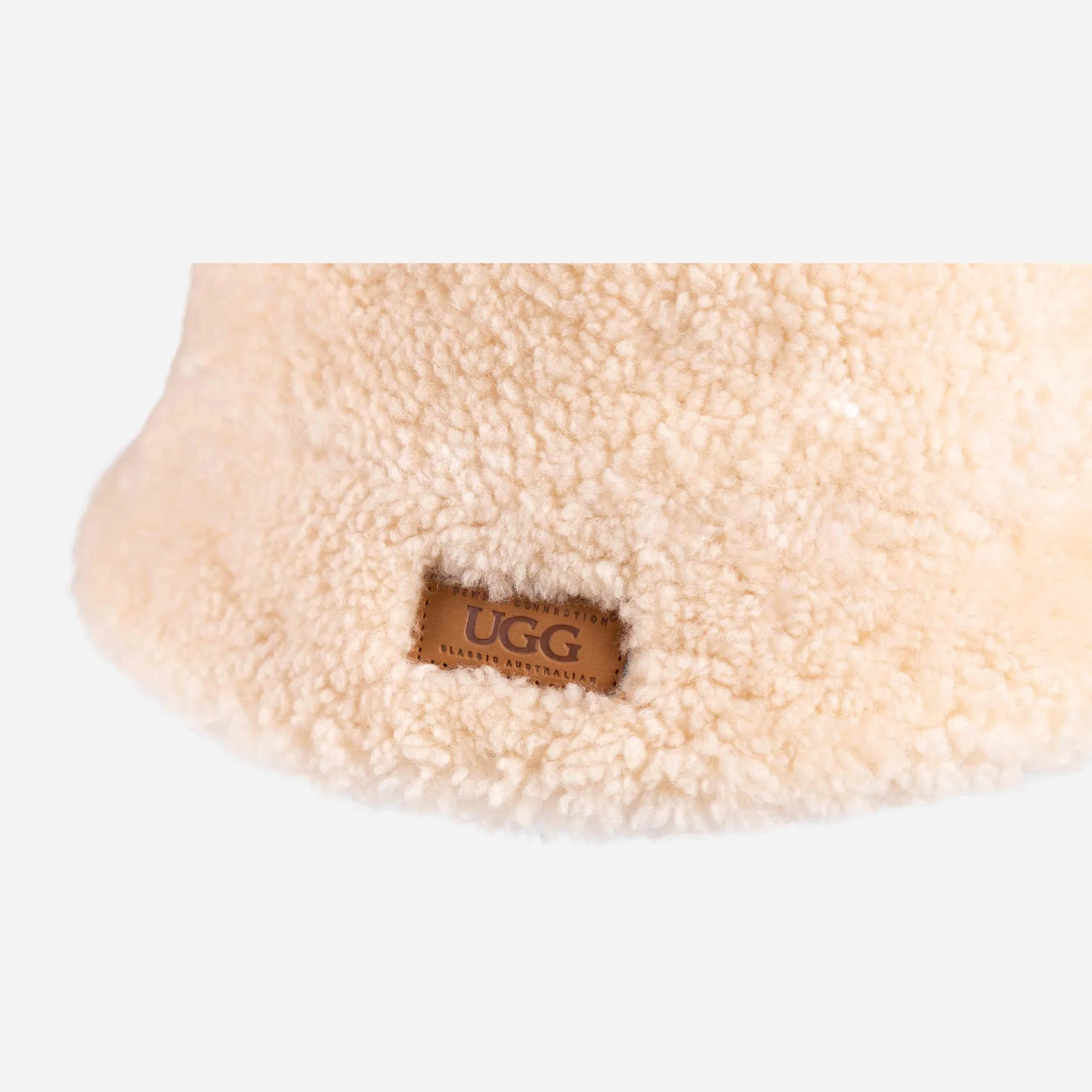 Ugg Curly Sheepskin Bucket Hat