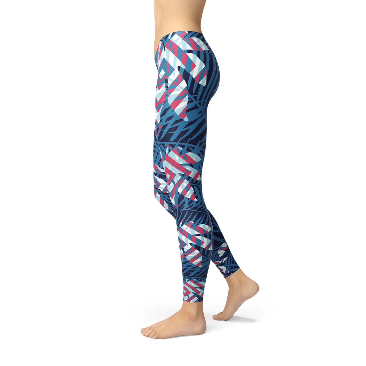 Vibrant Paradise Performance Leggings for Active Women