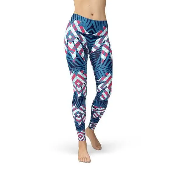 Vibrant Paradise Performance Leggings for Active Women