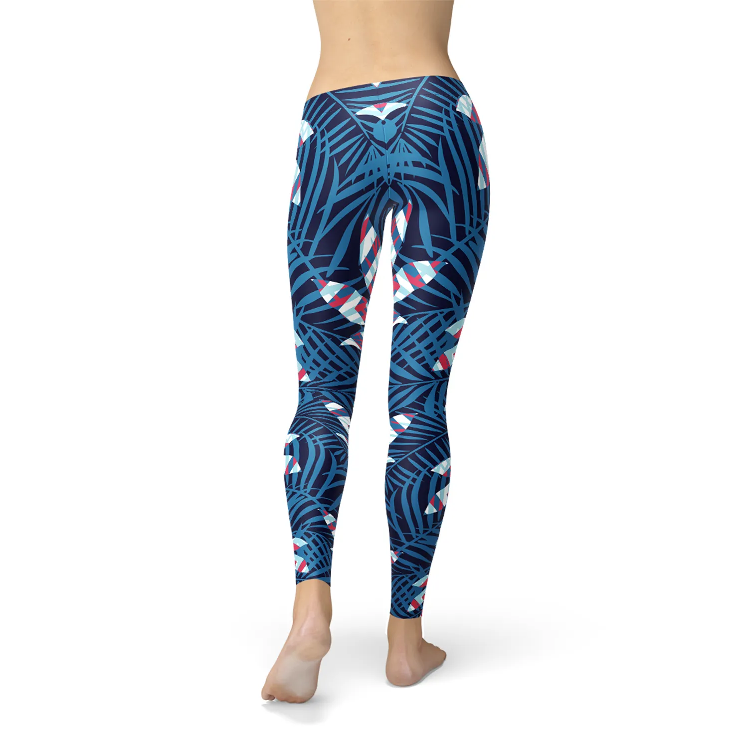 Vibrant Paradise Performance Leggings for Active Women