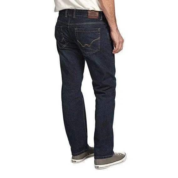 Weird Fish Matrix Classic Denim Jeans Dark Blue