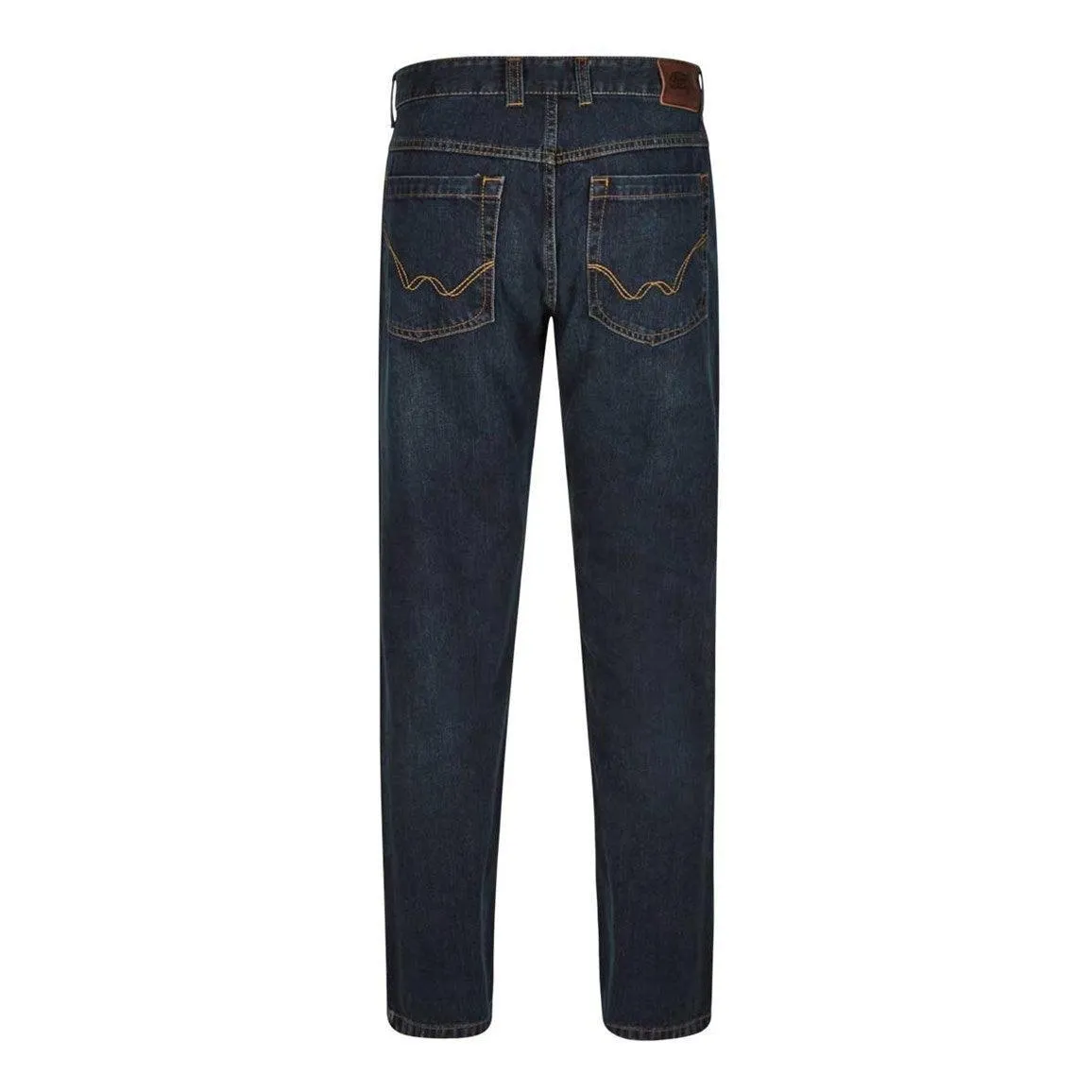 Weird Fish Matrix Classic Denim Jeans Dark Blue