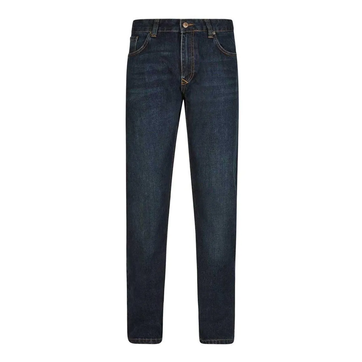 Weird Fish Matrix Classic Denim Jeans Dark Blue