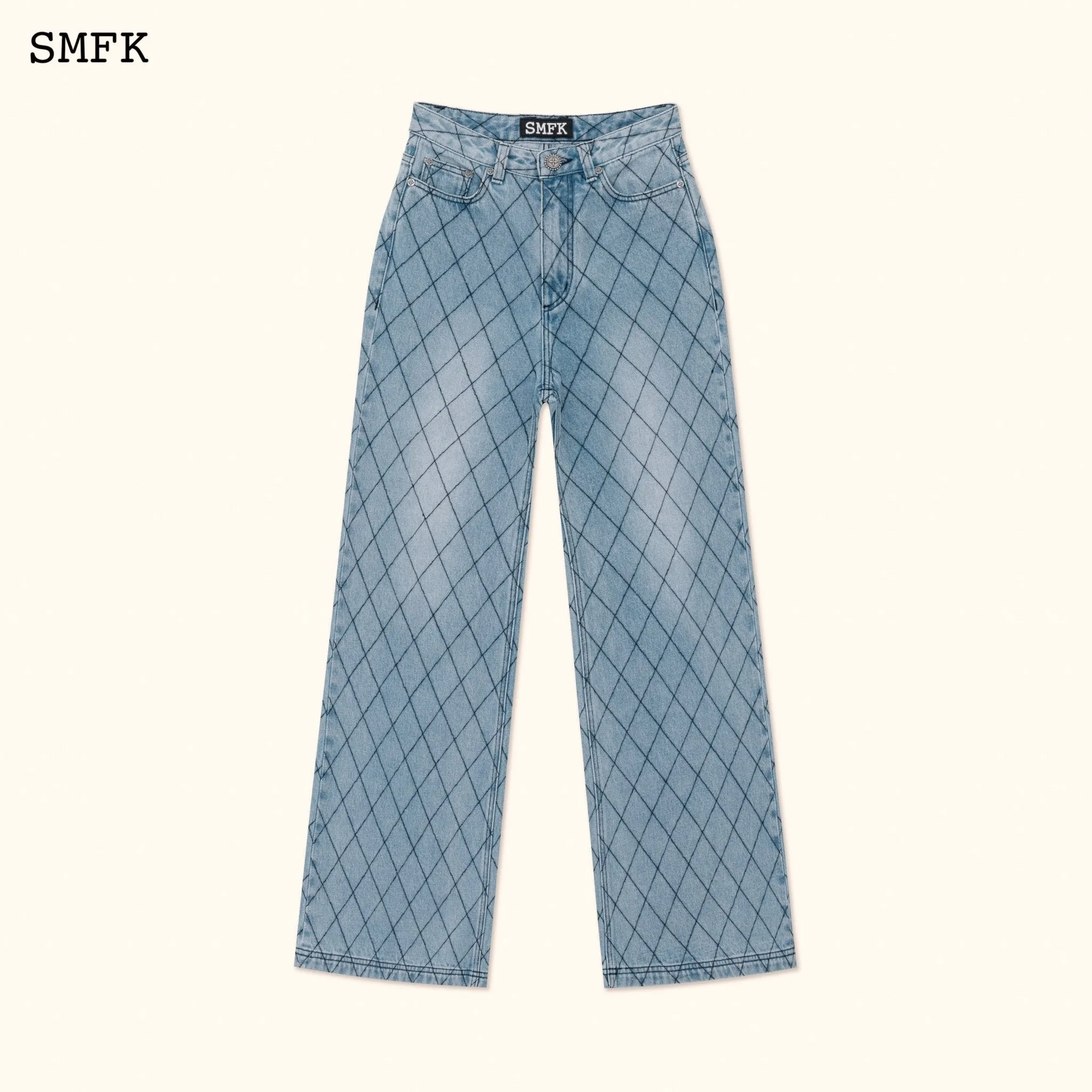 WildWorld Fence Loose Blue Denim Jeans