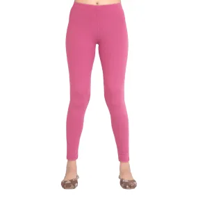 Women Mauve Breathable Long Length Legging