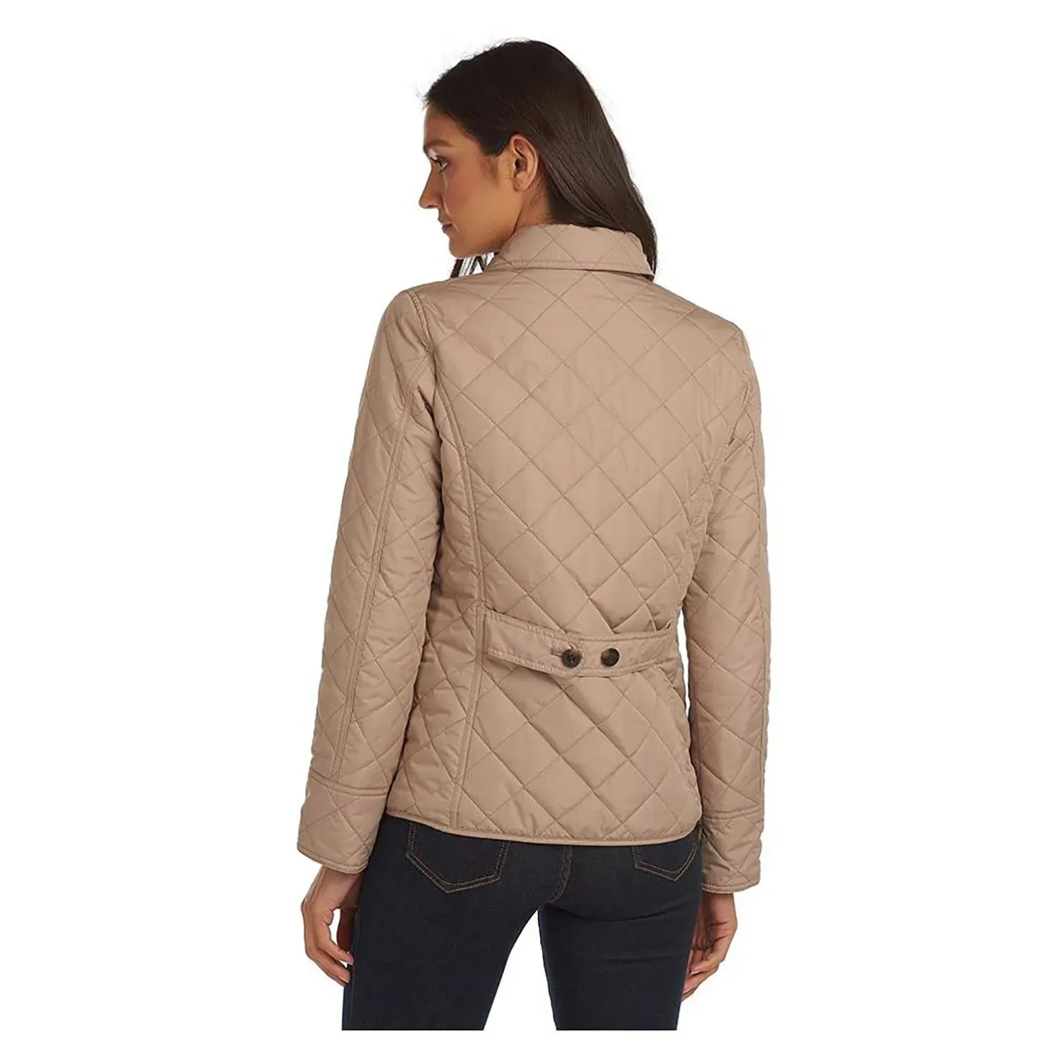 Women's Barbour Forth Quilt Coat (Tan)