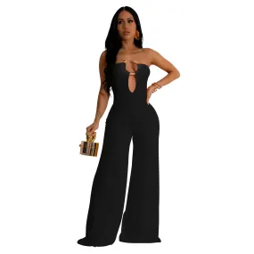 Women's bright Color Fashion Trousers Jumpsuit