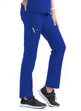 Women's Full Waistband Pant by Maevn (Regular) XS-3XL / Galaxy Blue