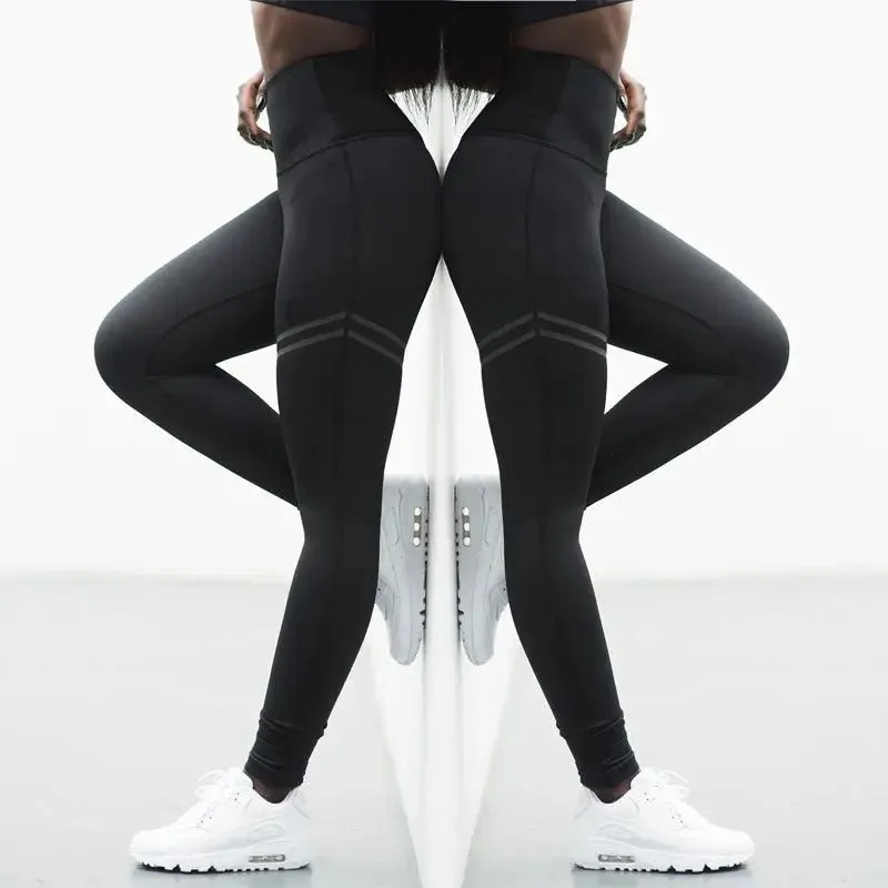 Women's Gym Leggings – Moisture-Wicking, Slimming Waistband Yoga Pants, Stylish Designs