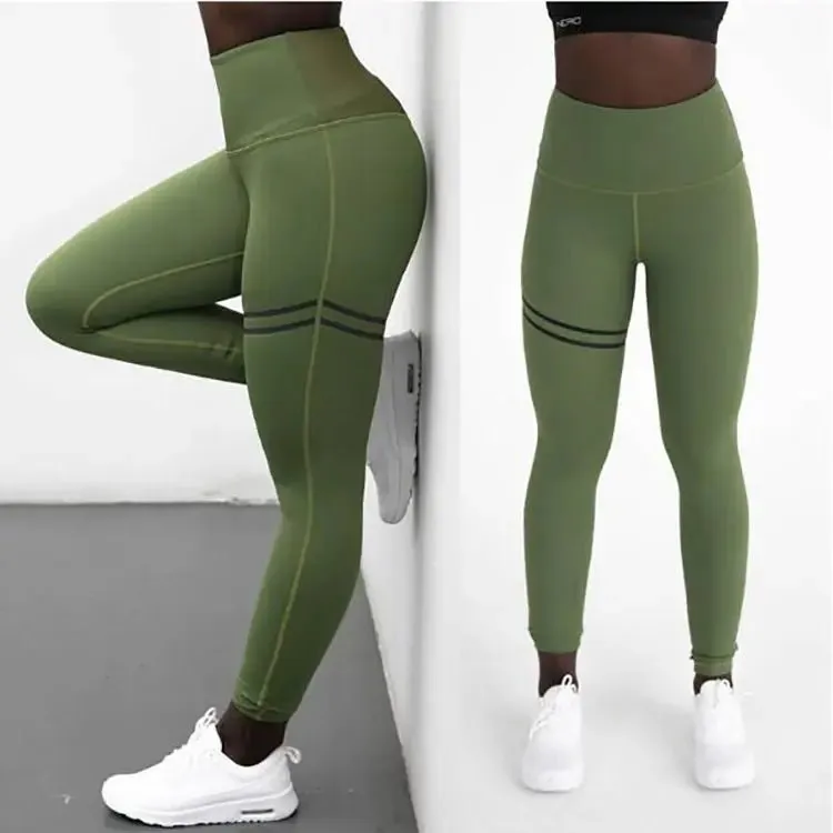 Women's Gym Leggings – Moisture-Wicking, Slimming Waistband Yoga Pants, Stylish Designs