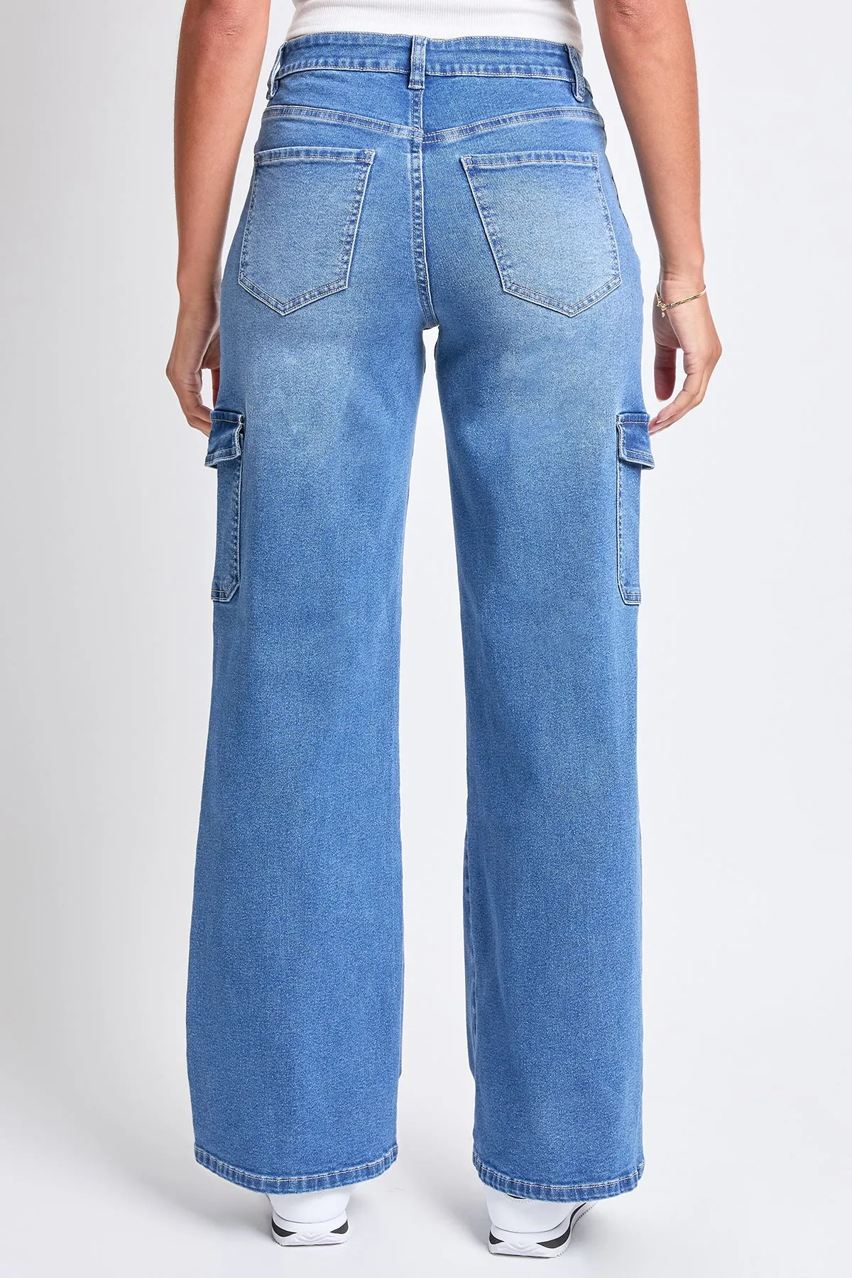 Women's High Rise Wide Leg Skater Cargo Jeans