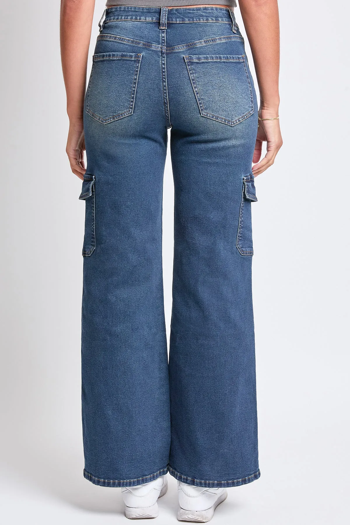 Women's High Rise Wide Leg Skater Cargo Jeans