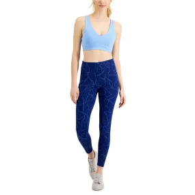 Women's Plain Low Impact Sports Bra,Blue