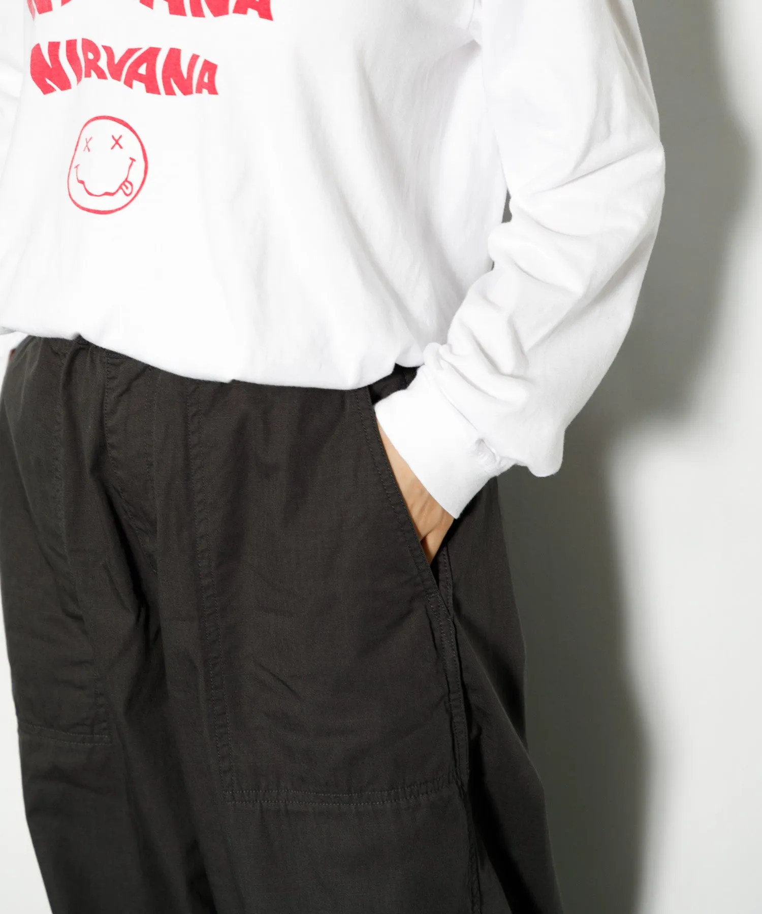 【WOMEN】THE NORTH FACE PURPLE LABEL Ripstop Wide Cropped Field Pants