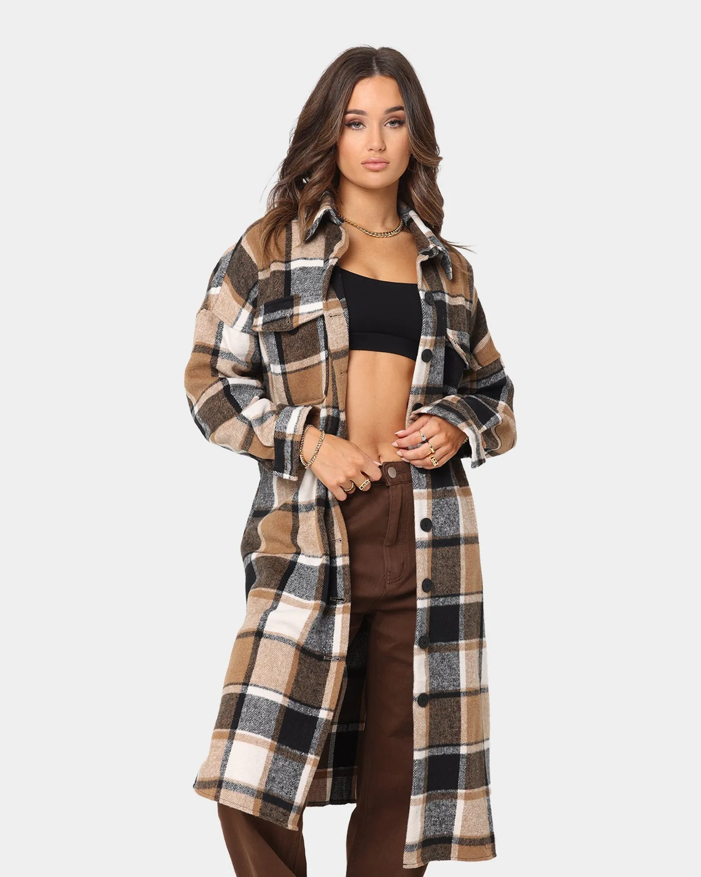 XXIII Women's Zina Maxi Flannel Brown