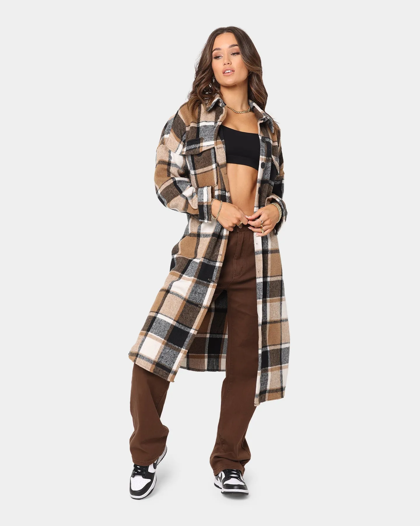 XXIII Women's Zina Maxi Flannel Brown