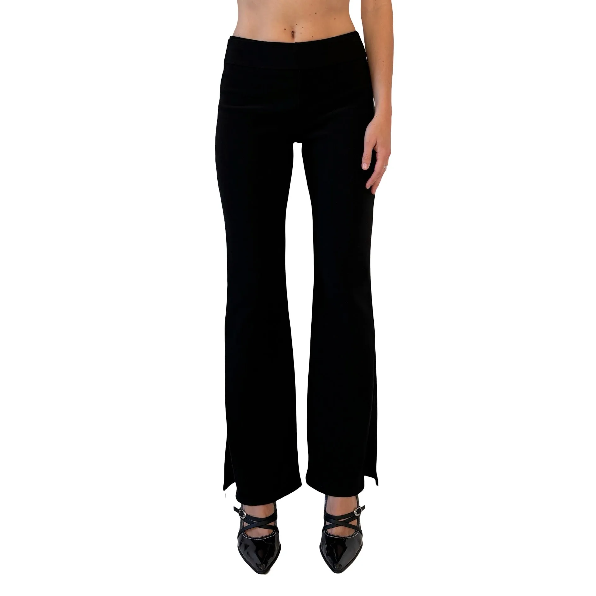 Y2K Noir Stretch Flares (S)